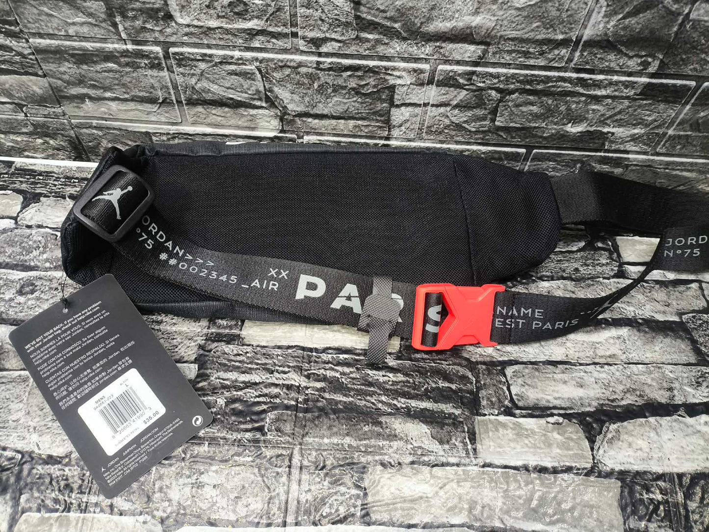CANGURERA RIÑONERA WAIST PACK PARIS INFRA 30CM ANCHOX15CM CORREA AJUSTABLE