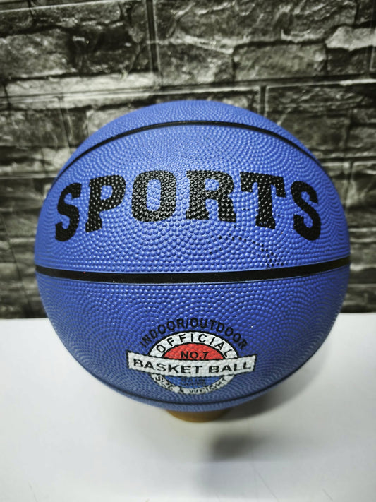 BALON BASKETBALL SPORTS #7 SENCILLO COLOR BLUE