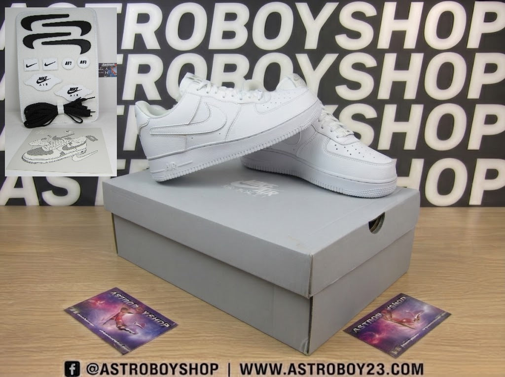 NIKE AIR FORCE 1 EDITION 1/1 CON PARCHES Y EXTRA LACES EN CAJA