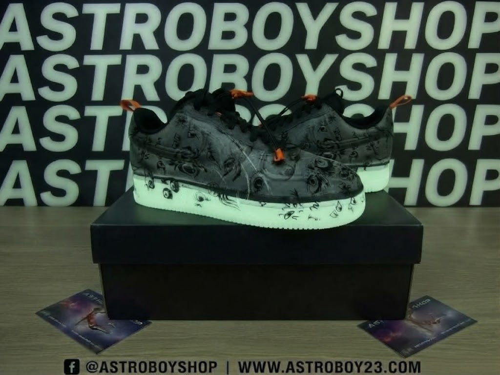 NIKE AIR FORCE 1 EXPERIMENTAL HALLOWEN "FOSFORECENTES"