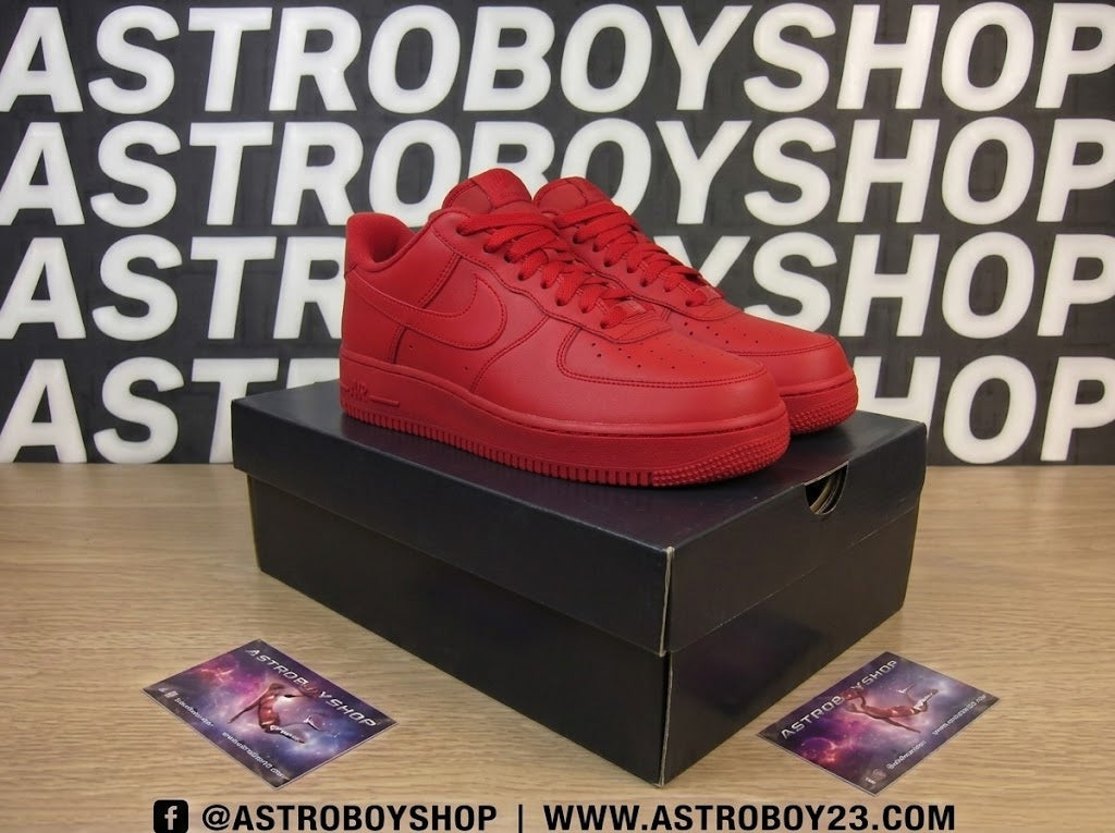 NIKE AIR FORCE ONE TRIPLE RED EDITION