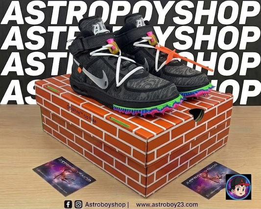 NIKE AIR FORCE ONE X OFF WHITE BLACK EN CAJA