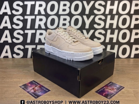 AIR FORCE ONE PIXEL WOMENS PARTICLE BEIGE EN CAJA