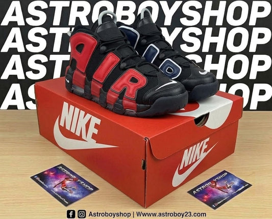 PIPPEN AIR MORE UPTEMPO ALTERNATES BICOLOR NAVY RED EN CAJA