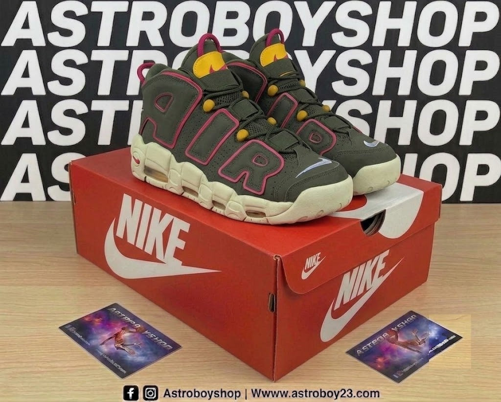 PIPPEN AIR MORE UPTEMPO KHAKI EN CAJA