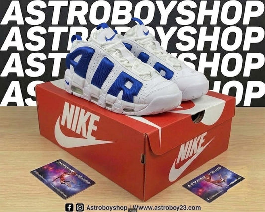 PIPPEN AIR MORE UPTEMPO LOW HYPER ROYAL EN CAJA