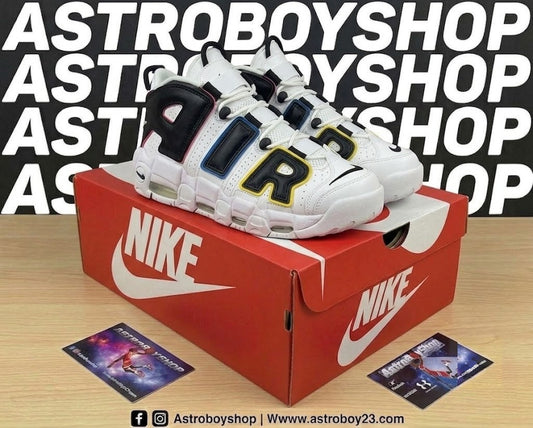 PIPPEN AIR MORE UPTEMPO PRIMARY COLORS EN CAJA