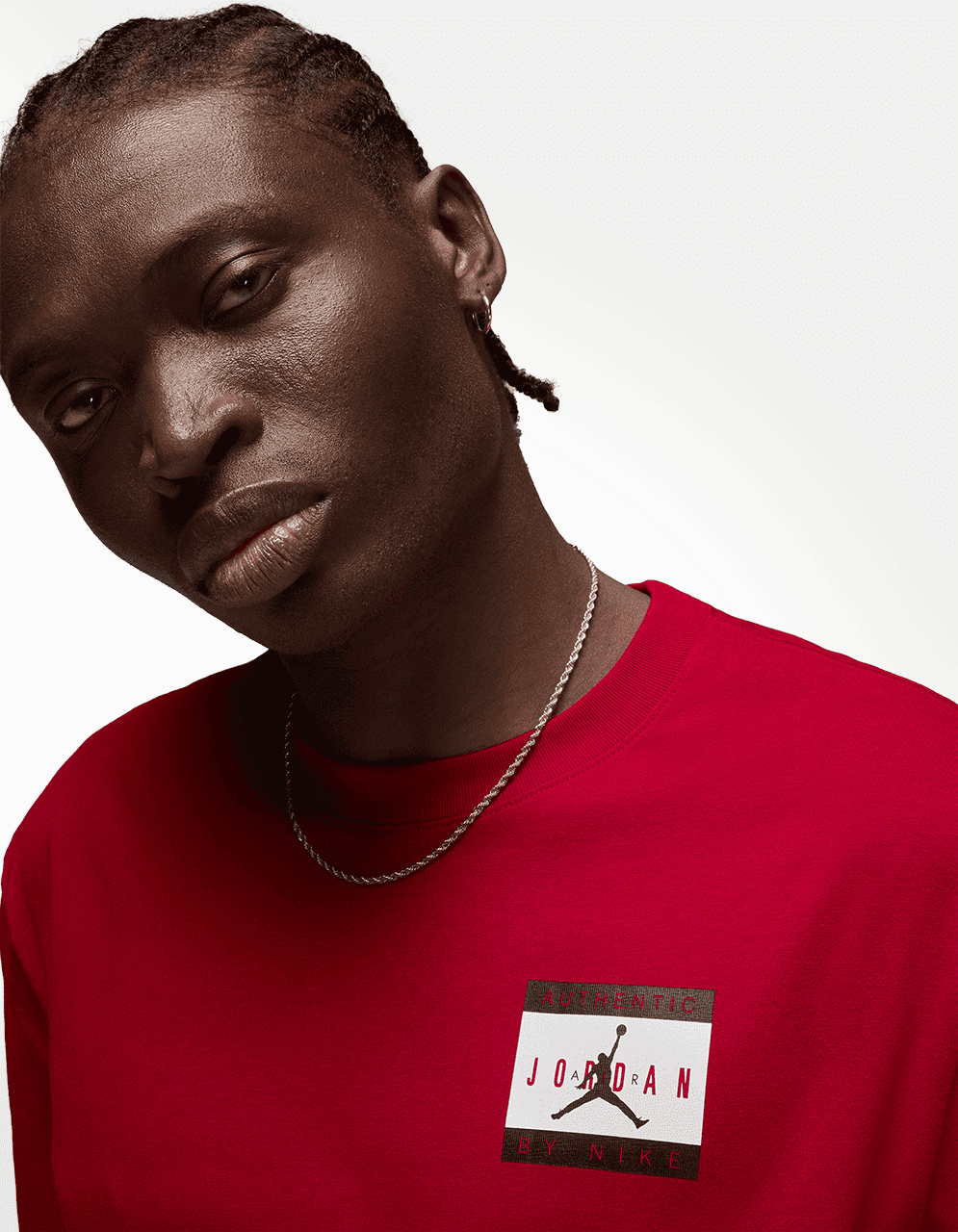 PLAYERA JORDAN BRAND RED STANDAR FIT
