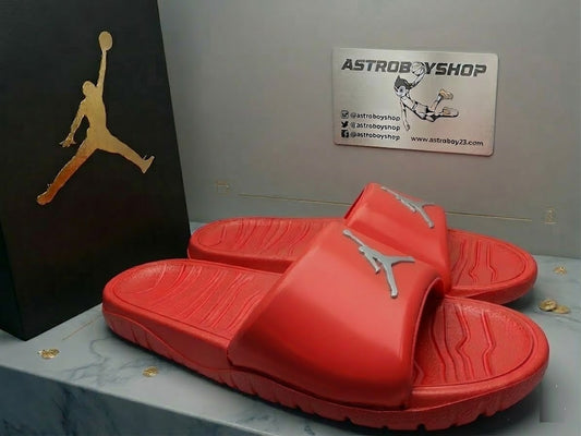 SANDALIAS JORDAN BREAK RED SILVER EN CAJA