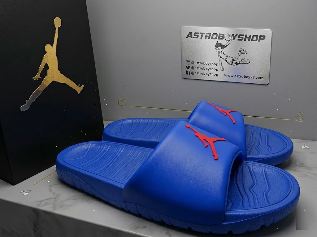 SANDALIAS JORDAN BREAK HYPER ROYAL EN CAJA