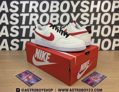 NIKE COURT VISION LOW NEXT NATURE RED EN CAJA