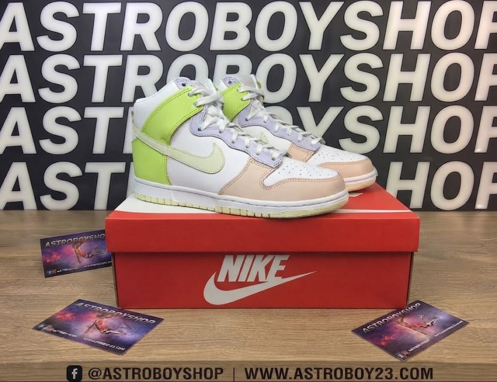 NIKE DUNK HIGH (W) LEMON TWIST EN CAJA