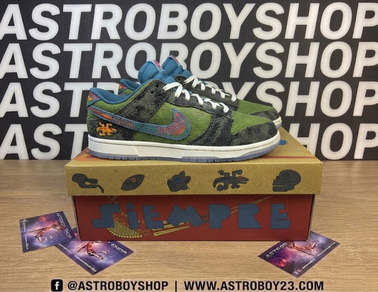 NIKE DUNK LOW IGUANA SIEMPRE FAMILIA EN CAJA DIA DE MUERTOS