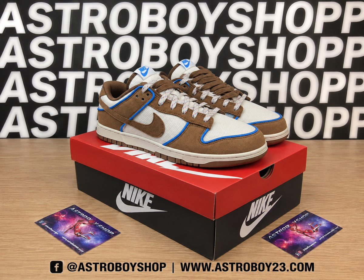 NIKE DUNK LOW PRM BRITISH TAN EN CAJA Y EXTRA LACES