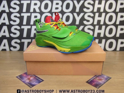 NIKE FREAK 3 GIANNIS X UNO GREEN EDICION ESPECIAL EN CAJA