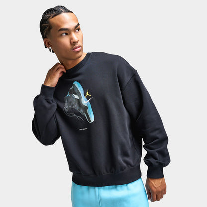 SUDADERA JORDAN 11 GAMMA BLUE