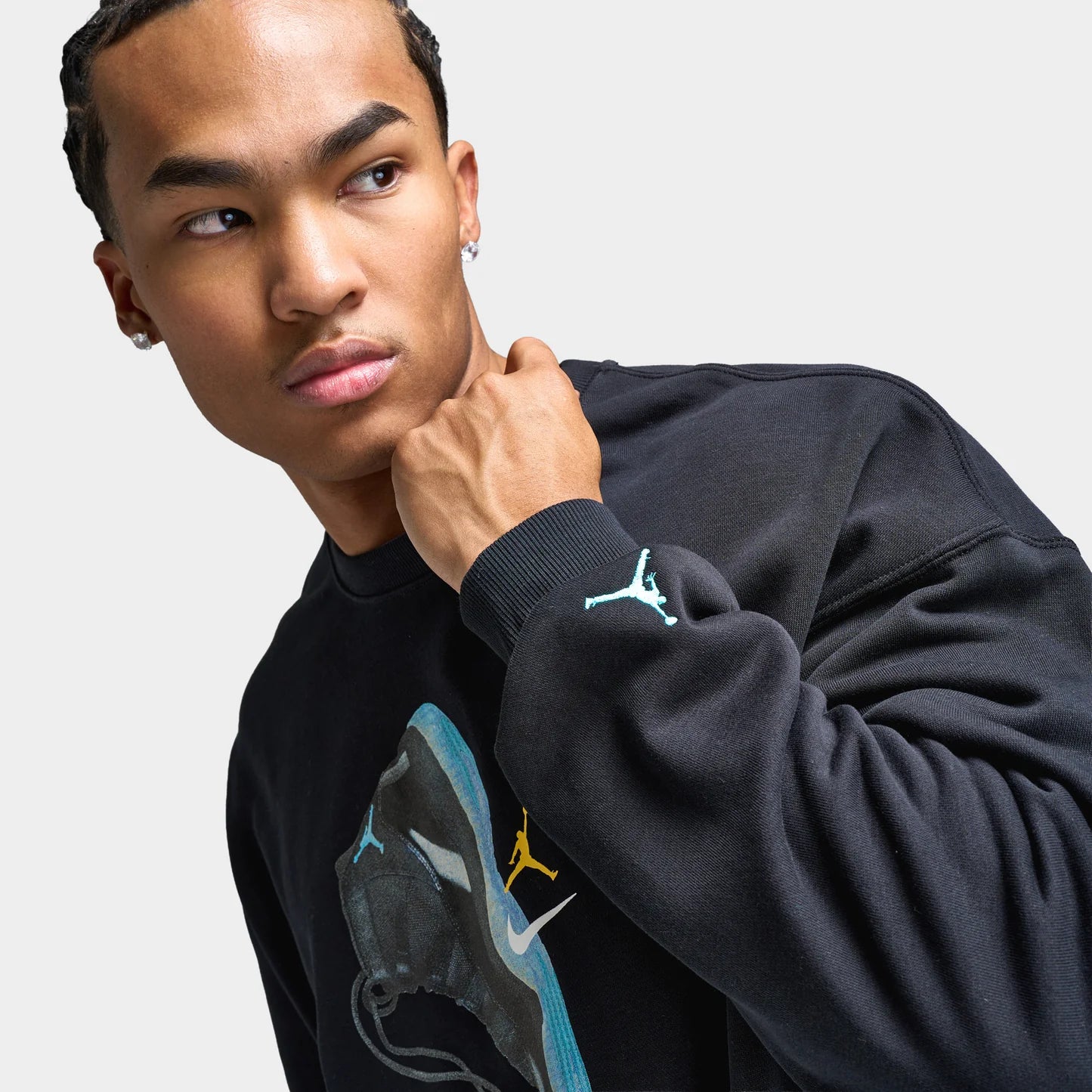 SUDADERA JORDAN 11 GAMMA BLUE