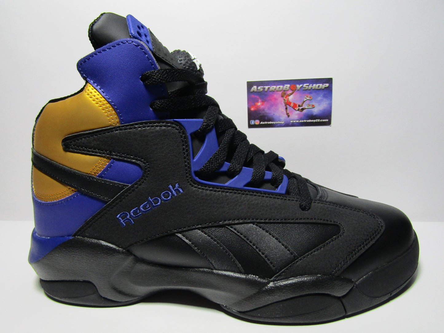 RBK SHAQ ATTAQ "LAKERS" PUMP EN CAJA LENGUETA INFLABLE