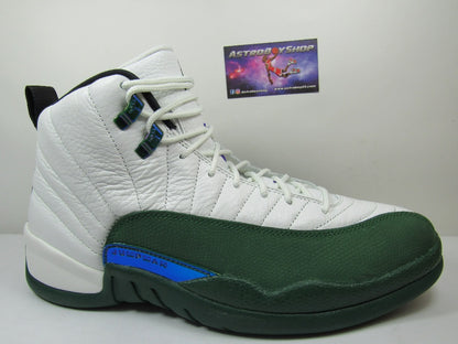 JORDAN 12 BUCKS GREEN EN CAJA