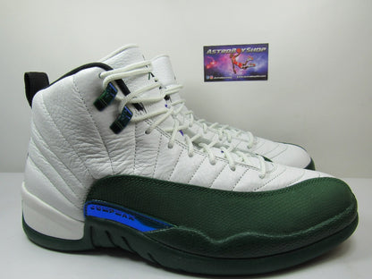 JORDAN 12 BUCKS GREEN EN CAJA