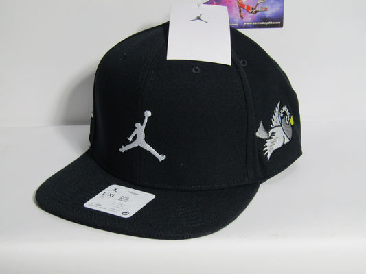 GORRA JORDAN PRO CAP EVOLUTION BLACK PLANA (L/XL)