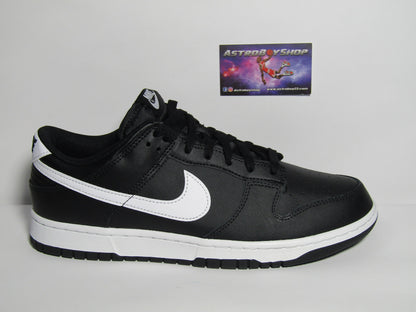 NIKE DUNK LOW BLACK AND WHITE EN CAJA