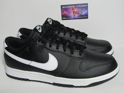 NIKE DUNK LOW BLACK AND WHITE EN CAJA