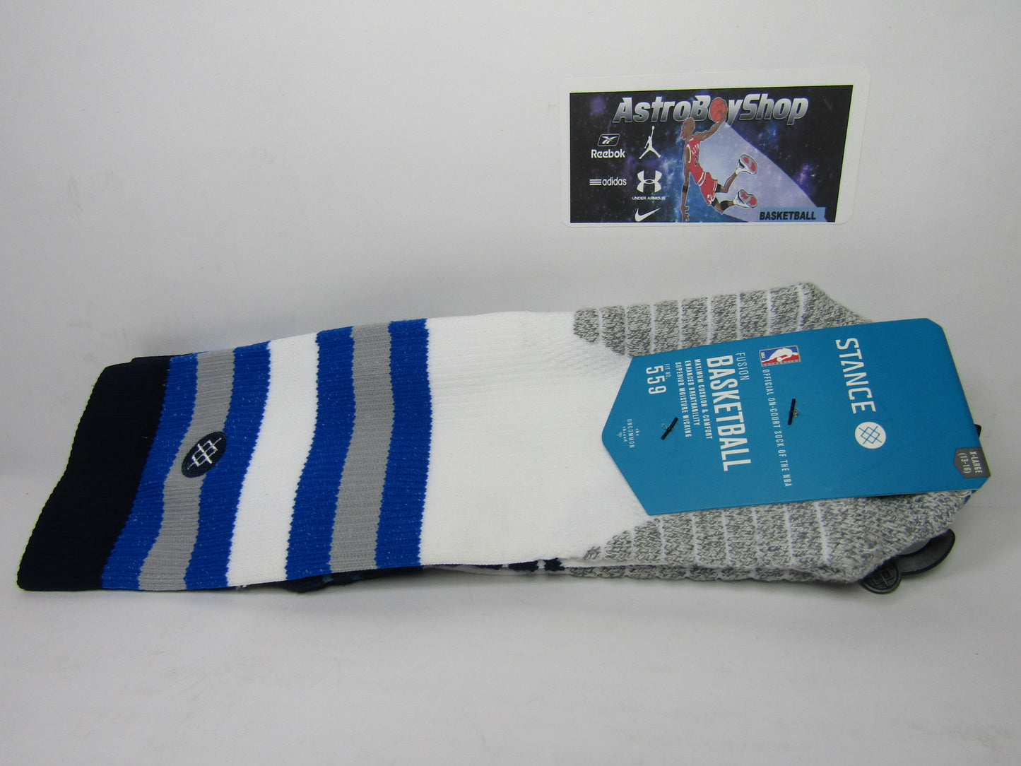 CALCETAS STANCE MAVS WHITE X NBA OFICIAL (XL)