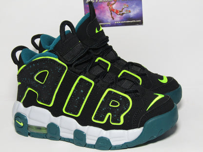 PIPPEN AIR MORE UPTEMPO KIDS "BLACK VOLT" KIDS EN CAJA (18 CM)