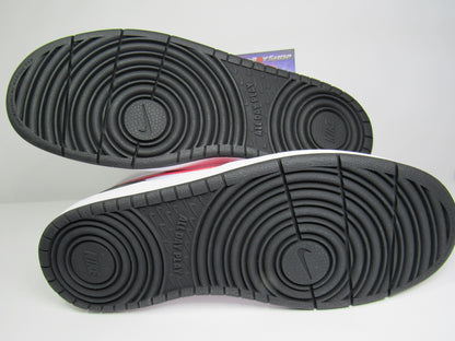 NIKE COURT BOROUGHT 2 MID WHITE RED EN CAJA