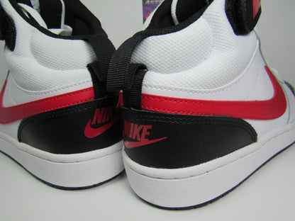 NIKE COURT BOROUGHT 2 MID WHITE RED EN CAJA