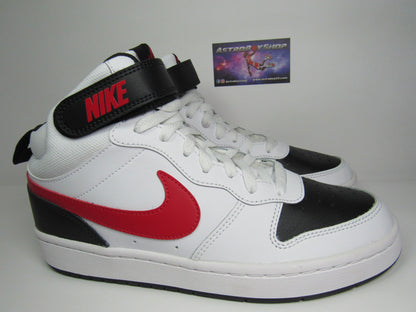 NIKE COURT BOROUGHT 2 MID WHITE RED EN CAJA