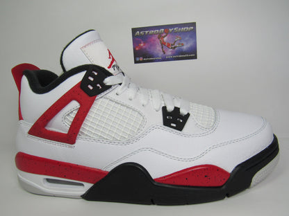 JORDAN 4 RED CEMENT GS KIDS EN CAJA