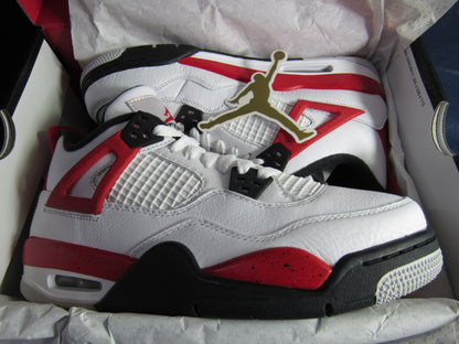 JORDAN 4 RED CEMENT GS KIDS EN CAJA