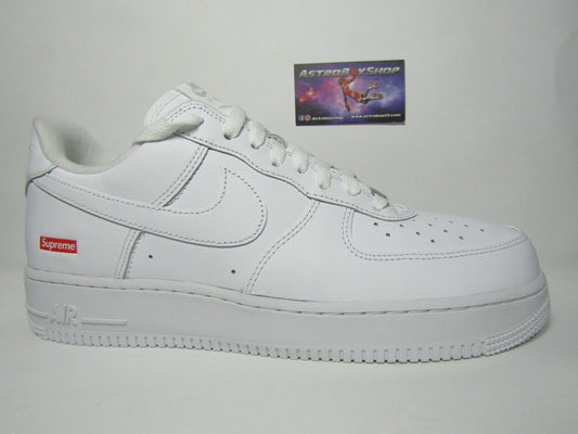 NIKE AF1 X SUPREME WHITE CON EXTRA LACES EN CAJA