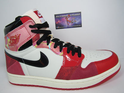 JORDAN 1 HIGH SPIDER VERSE GLOW IN THE DARK EN CAJA