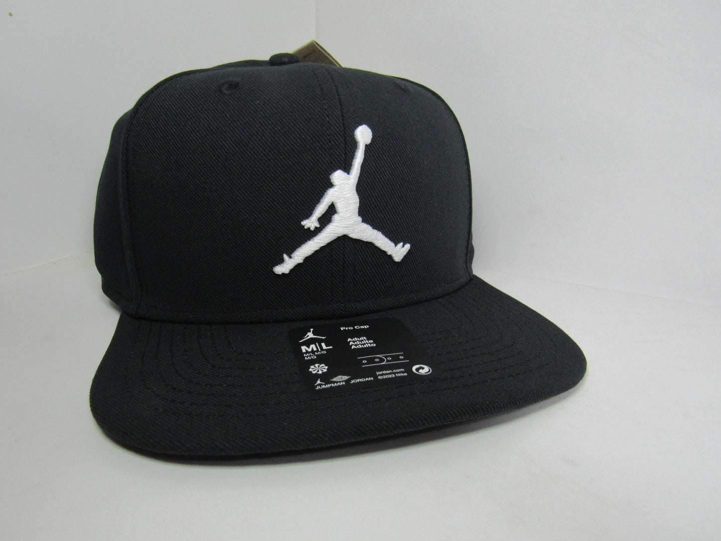 GORRA PLANA JORDAN PRO CAP BLACK 2023 (M/L UNITALLA)