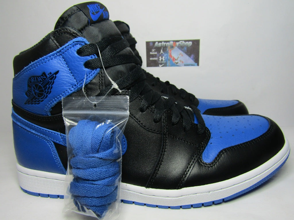 JORDAN 1 HIGH BLACK ROYAL EN CAJA