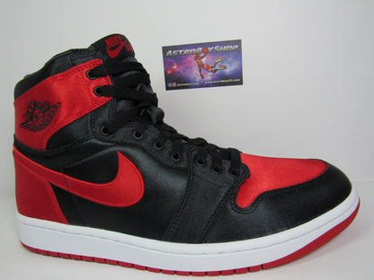 JORDAN 1 HIG (WMNS) SATIN BRED EN CAJA CON EXTRA LACES