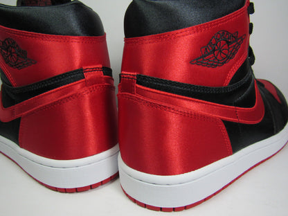 JORDAN 1 HIG (WMNS) SATIN BRED EN CAJA CON EXTRA LACES