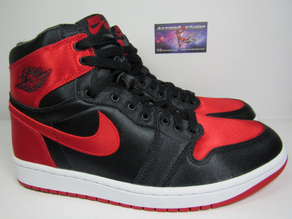 JORDAN 1 HIG (WMNS) SATIN BRED EN CAJA CON EXTRA LACES