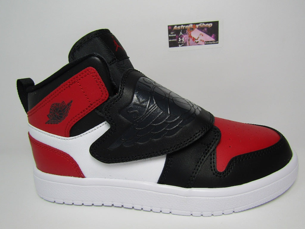 JORDAN 1 SKY BRED TOE KIDS EN CAJA (21CM)