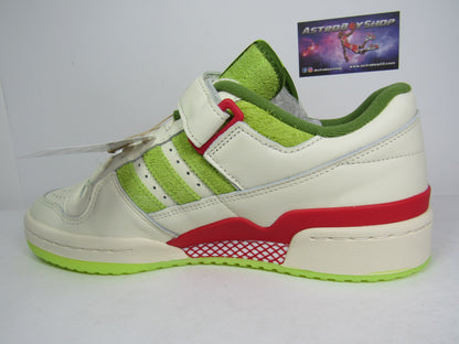 ADIDAS FORUM GRINCH 2 WHITE GREEN CON ESFERA Y PINES