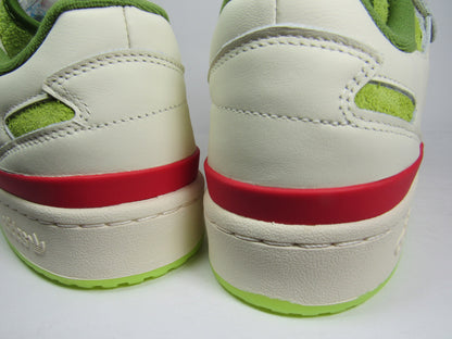 ADIDAS FORUM GRINCH 2 WHITE GREEN CON ESFERA Y PINES