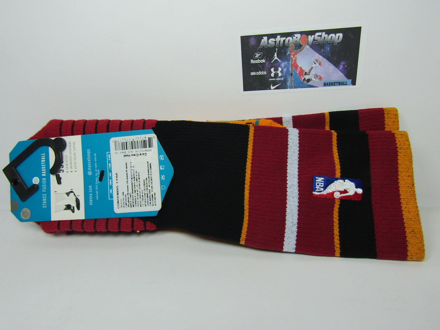 CALCETAS STANCE MIAMI HEAT X NBA OFICIAL (XL)