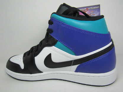 JORDAN 1 MID TEAL PURPLE EN CAJA