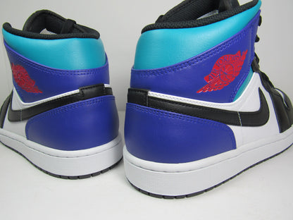 JORDAN 1 MID TEAL PURPLE EN CAJA