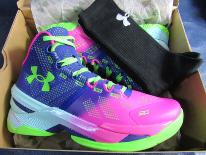 UNDER ARMOUR CURRY 2 NORTHERN LIGHT PINK EN CAJA