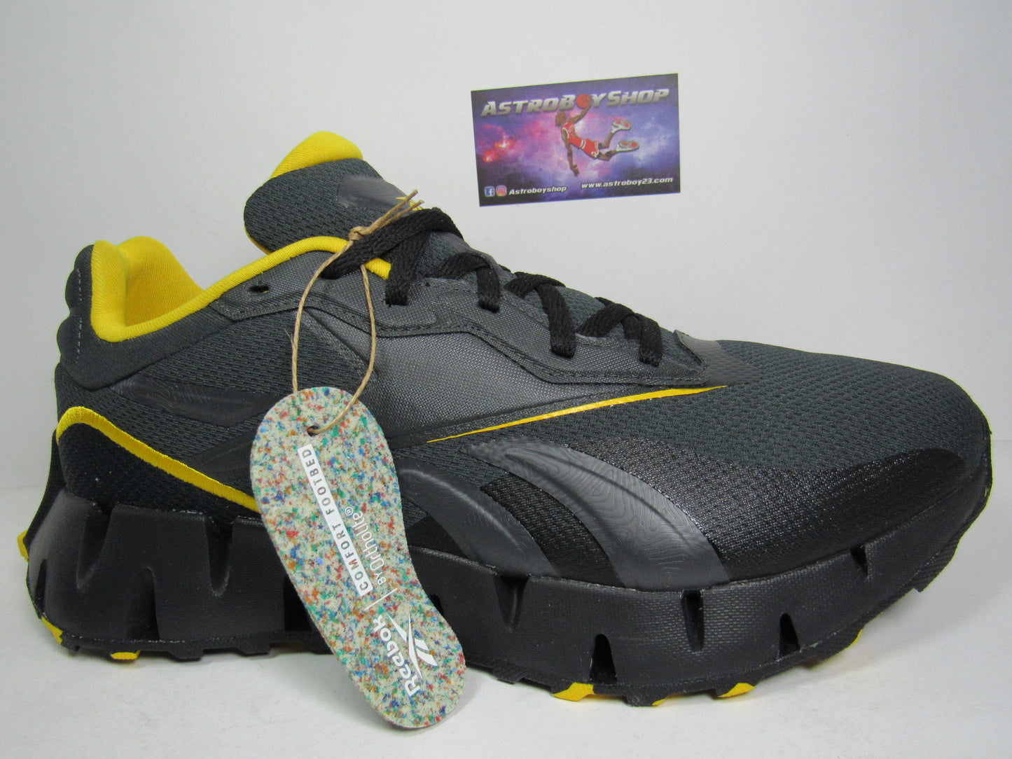 REEBOK ZIG DYNAMICA 4 GREY YELLOW EN CAJA