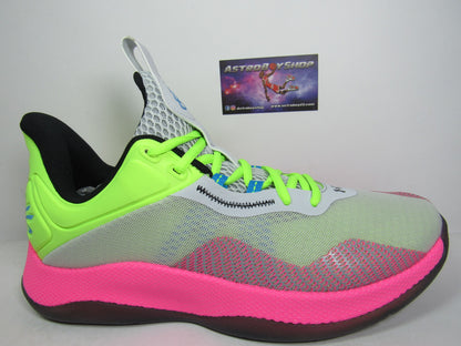 UNDER ARMOUR CURRY SPLASH 2 LIME PINK EN CAJA